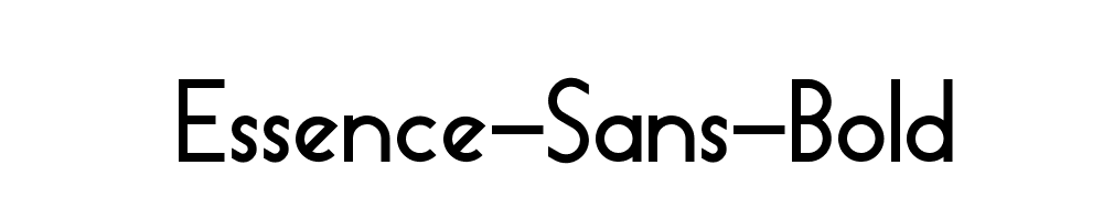 Essence-Sans-Bold