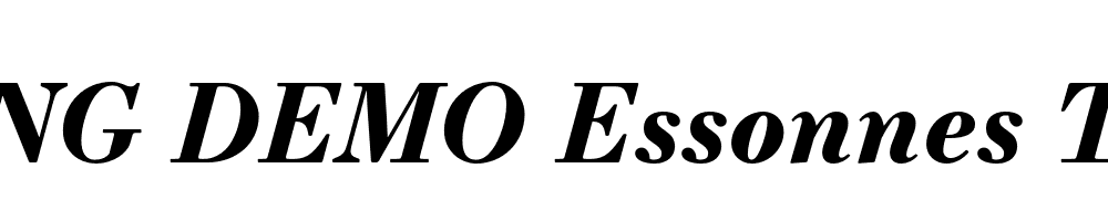  DEMO Essonnes Text Regular