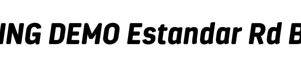  DEMO Estandar Rd Black Italic