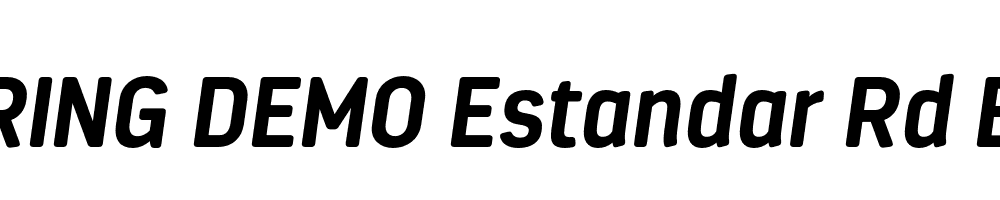  DEMO Estandar Rd Bold Italic