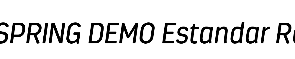  DEMO Estandar Rd Italic