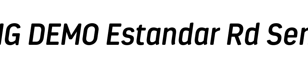  DEMO Estandar Rd SemiBold Italic