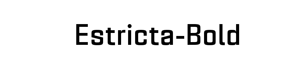 Estricta-Bold