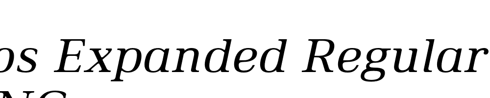  DEMO Ethos Expanded Regular Italic Expanded Regular Italic