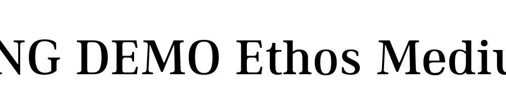  DEMO Ethos Medium Medium