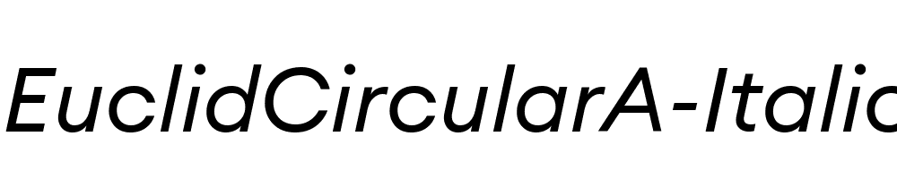 EuclidCircularA-Italic