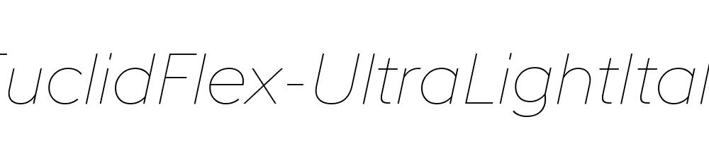 EuclidFlex-UltraLightItalic