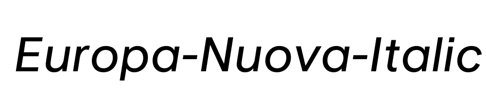 Europa-Nuova-Italic