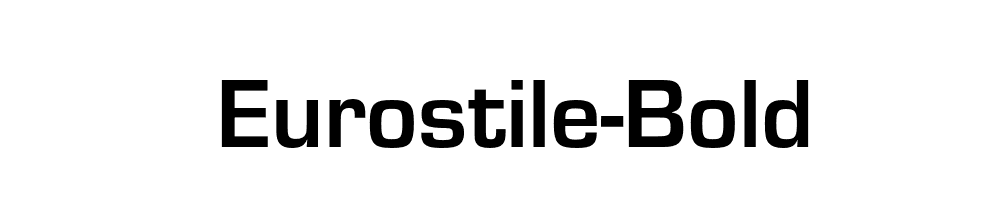 Eurostile-Bold