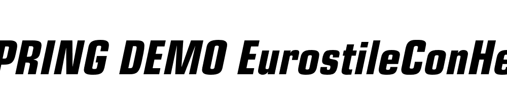  DEMO EurostileConHea Italic