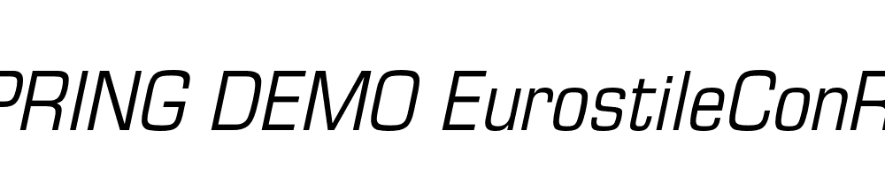  DEMO EurostileConReg Italic