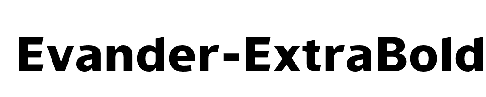 Evander-ExtraBold