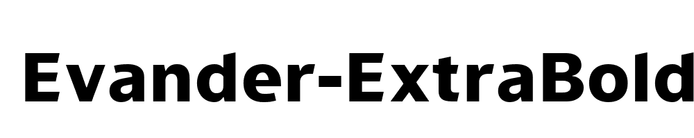 Evander-ExtraBold