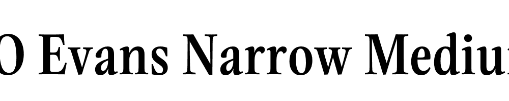 FSP DEMO Evans Narrow Medium Regular