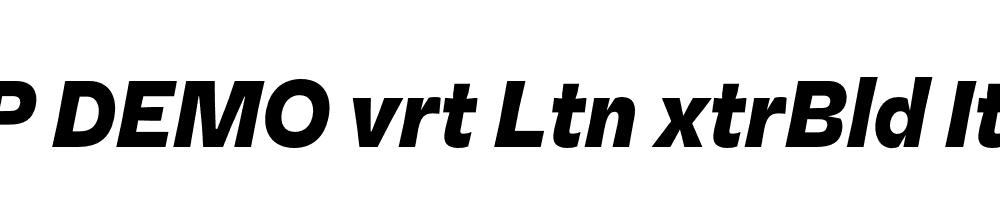 FSP DEMO vrt Ltn xtrBld Italic