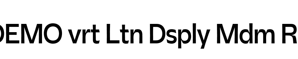 FSP DEMO vrt Ltn Dsply Mdm Regular