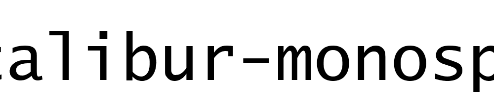 Excalibur Monospace