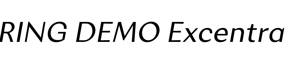  DEMO Excentra Pro Italic