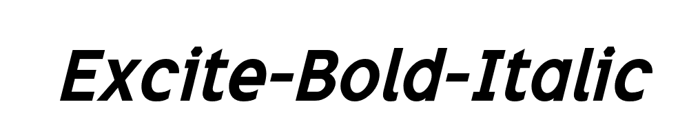 Excite-Bold-Italic