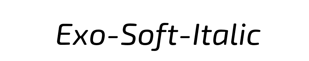 Exo-Soft-Italic