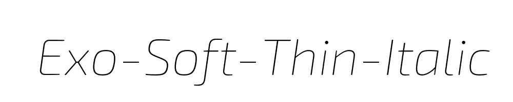 Exo-Soft-Thin-Italic