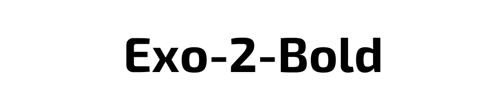 Exo-2-Bold