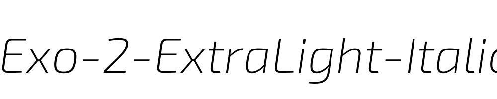 Exo-2-ExtraLight-Italic