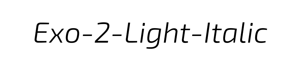 Exo-2-Light-Italic