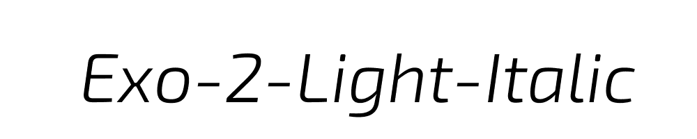 Exo-2-Light-Italic