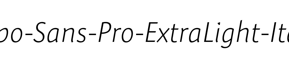 Expo-Sans-Pro-ExtraLight-Italic