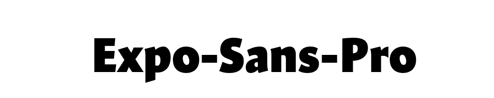 Expo-Sans-Pro