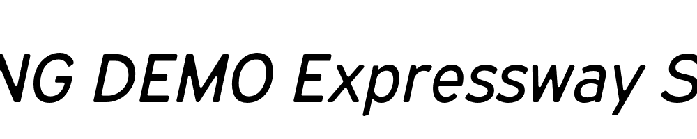  DEMO Expressway Soft Rg Italic