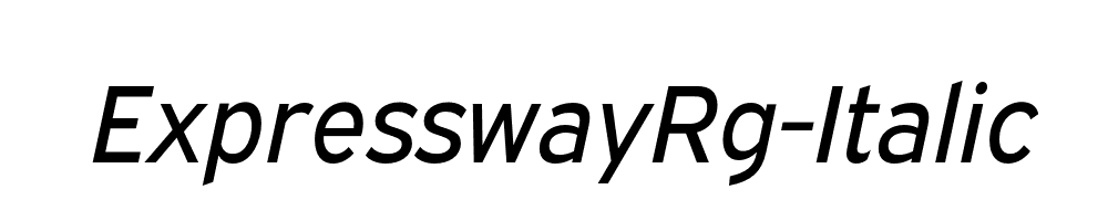 ExpresswayRg-Italic