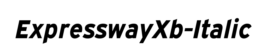 ExpresswayXb-Italic