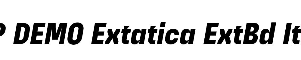 FSP DEMO Extatica ExtBd Italic