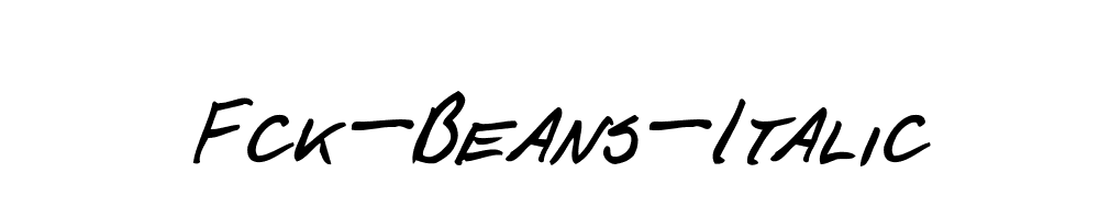 Fck-Beans-Italic