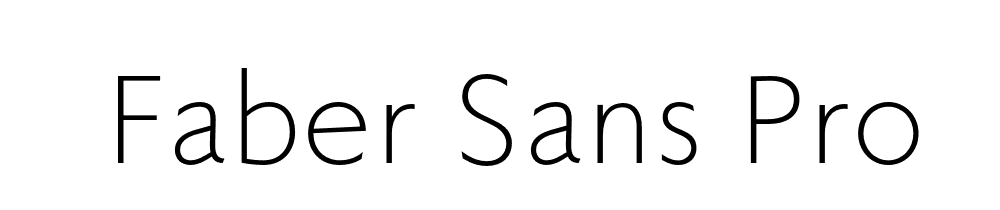 Faber Sans Pro