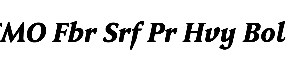 FSP DEMO Fbr Srf Pr Hvy Bold Italic