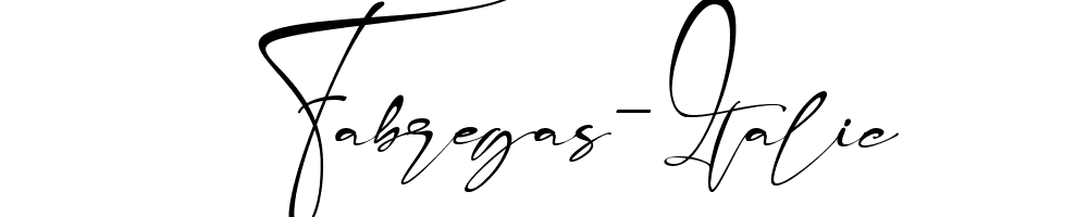 Fabregas-Italic