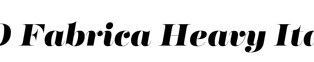 FSP DEMO Fabrica Heavy Italic Regular