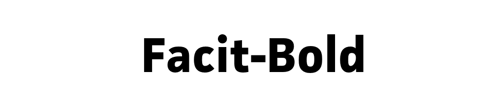 Facit-Bold