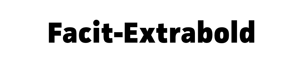 Facit-Extrabold