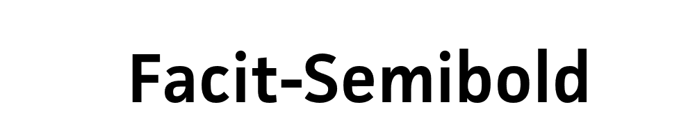 Facit-Semibold