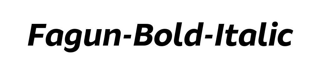 Fagun-Bold-Italic