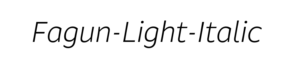 Fagun-Light-Italic