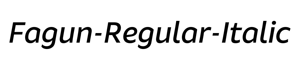 Fagun-Regular-Italic