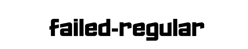 Failed-Regular