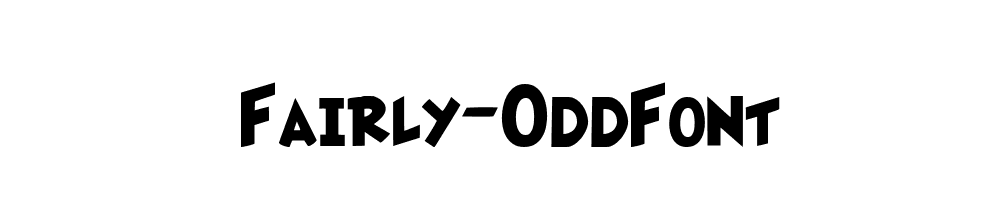 Fairly-OddFont