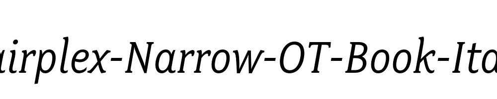 Fairplex-Narrow-OT-Book-Italic