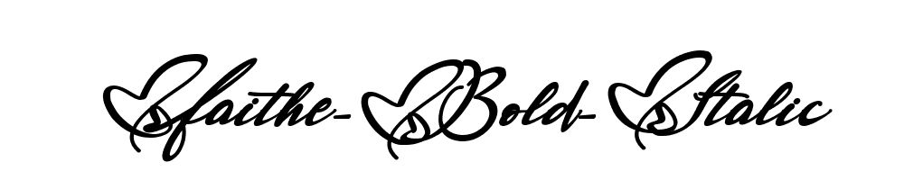 Faithe-Bold-Italic